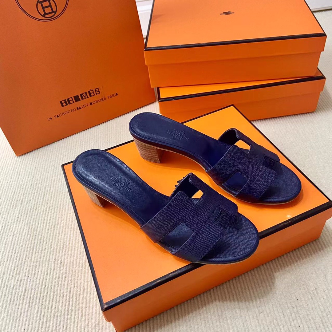 에르메스 올수공 오아시스 슬리퍼 샌들 앱송 38